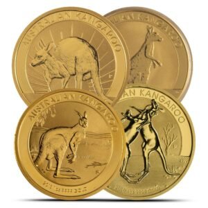 1 oz Australian Gold Kangaroo Coins (Random Year, BU)
