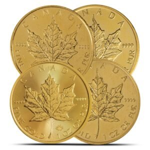 Buy 1 oz Gold Maple Leaf Coins (Random Year, Abrasions)