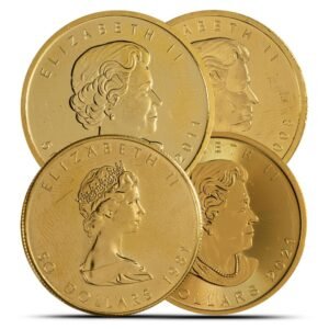 Buy 1 oz Gold Maple Leaf Coins (Random Year, Abrasions)