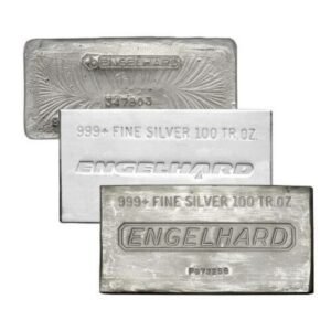 100 oz Engelhard Silver Bar For Sale (Secondary Market)
