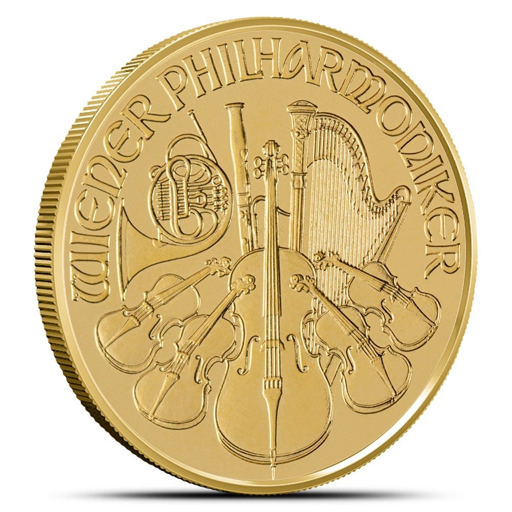 1/2 oz Austrian Gold Philharmonic Co