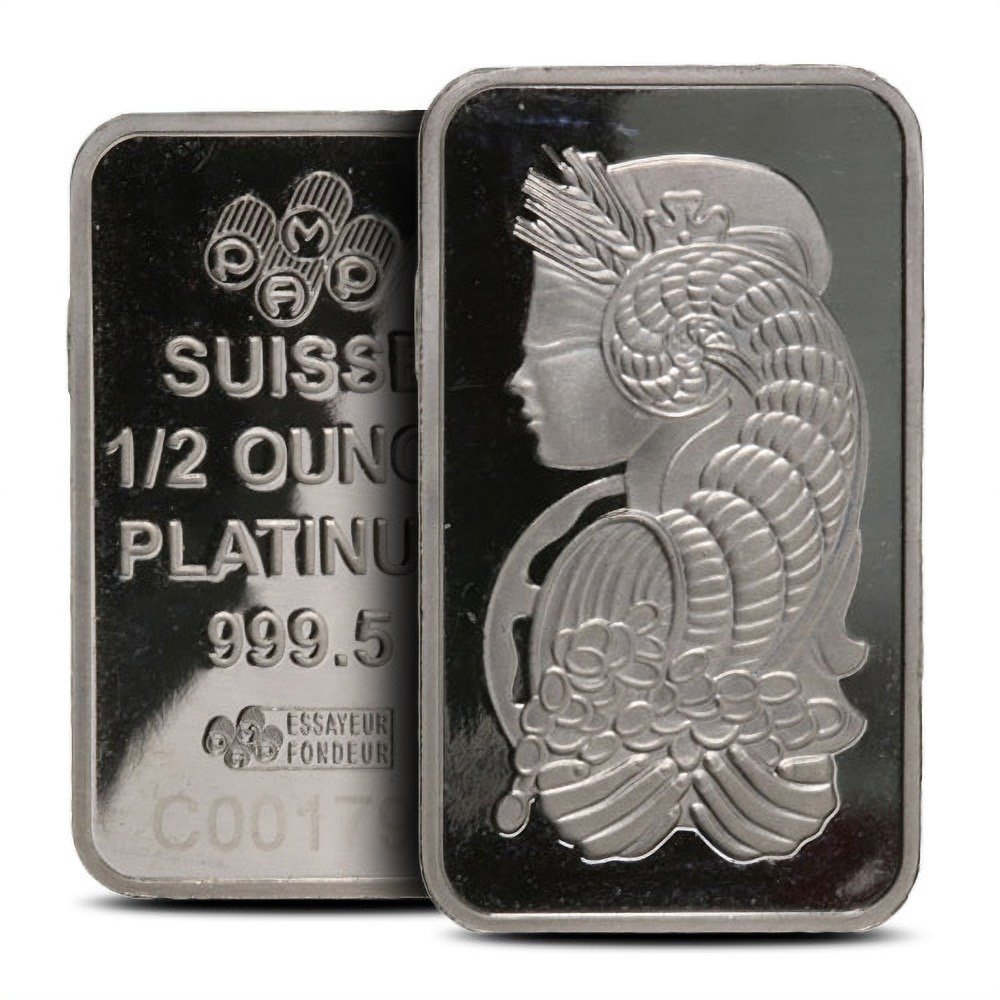 Buy 1/2 oz Platinum Bars