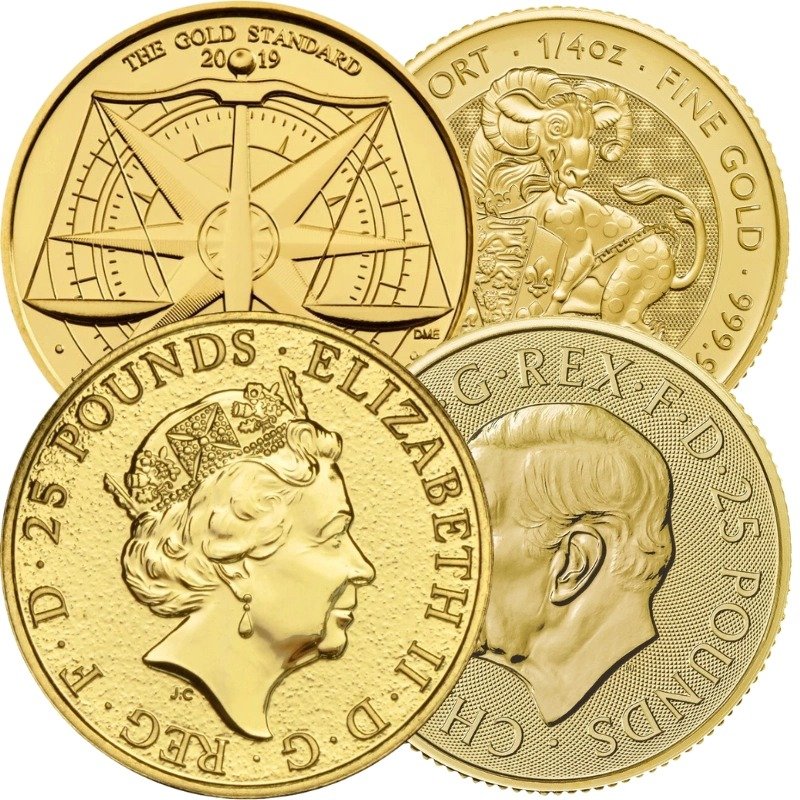 Buy 1/4 oz £25 Royal Mint Gold Coin