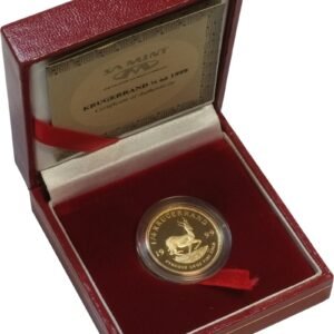 1999 Proof 1/4 oz Krugerrand Gold Coin Boxed