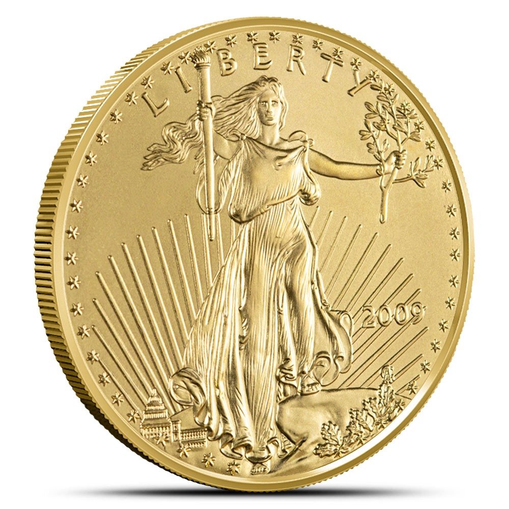 2009 1/2 oz American Gold Eagle Coin