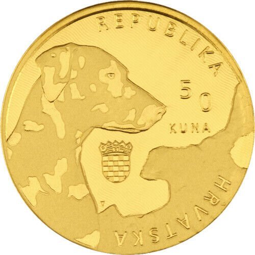 1/16 oz Croatia Gold Dalmatian Do
