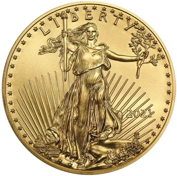 2021 1/2 oz American Eagle Gold Coin