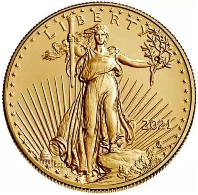 2021 1/2 oz American Eagle Gold Coi