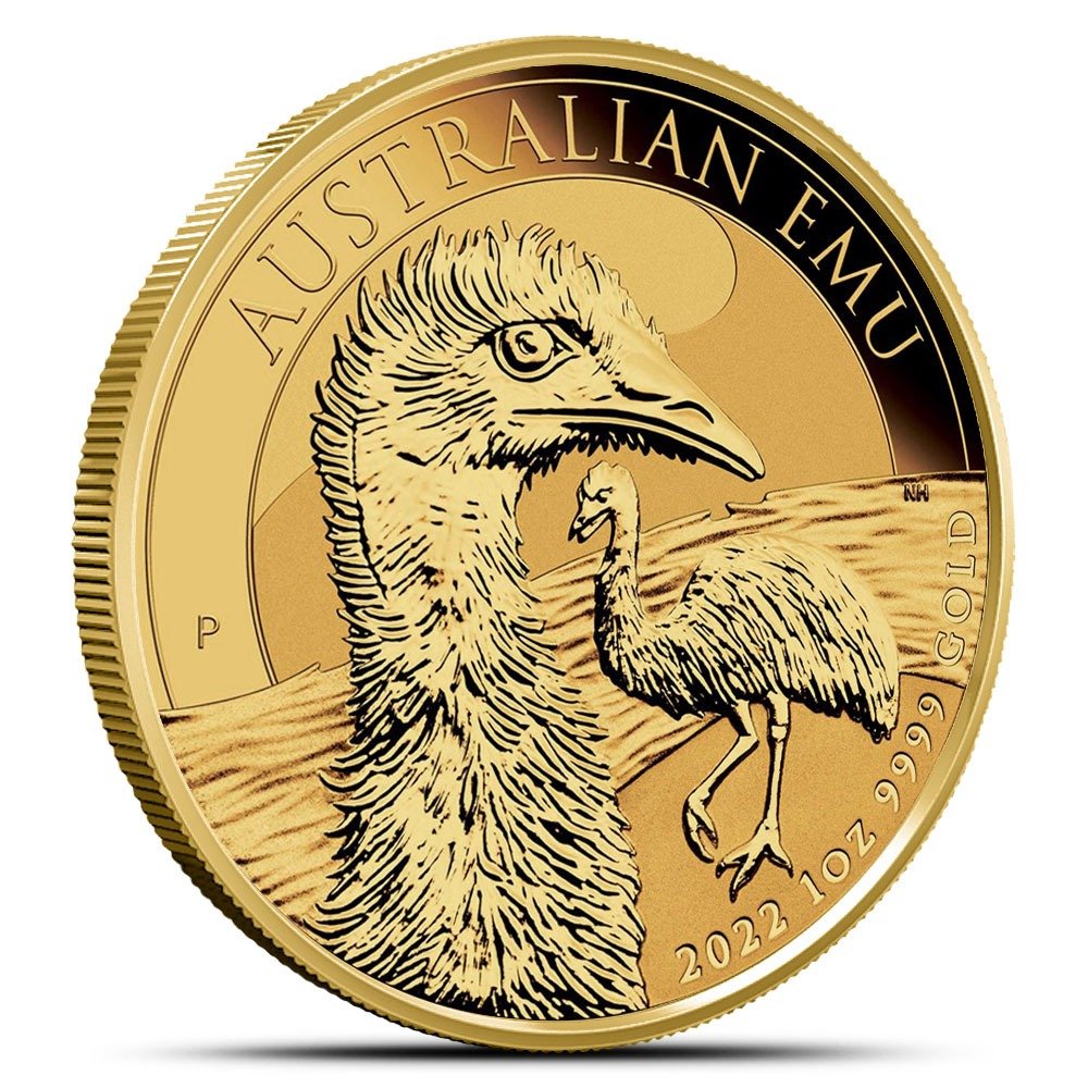 2022 1 oz Australian Gold Emu Coin