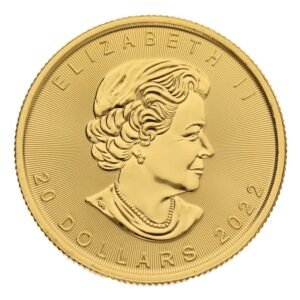 2022 1/2 oz Canadian Maple Leaf Gold Coin