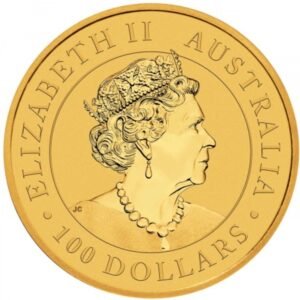2022 1 oz Australian Kangaroo Gold Nugget Coin