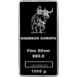 2023 1 Kilo Republic of Chad Goddess Europa Silver Coin (BU)