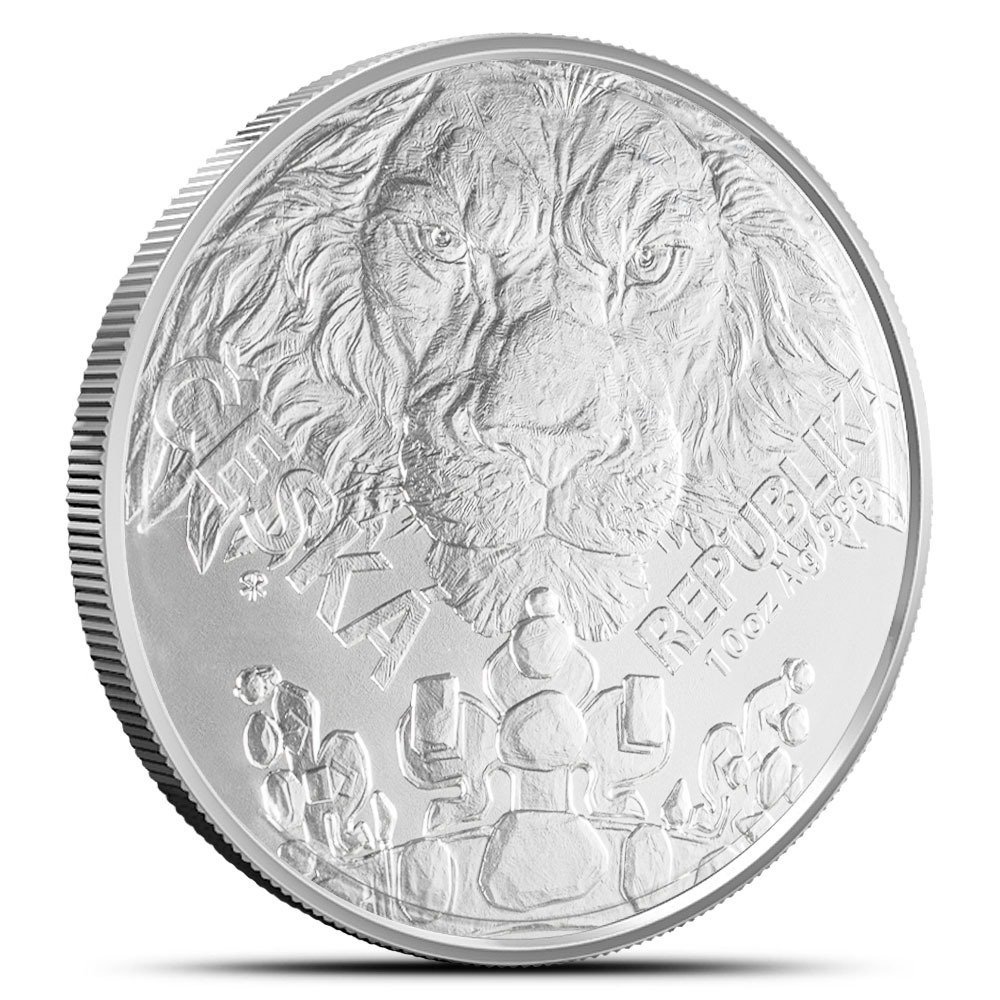 2023 10 oz Niue Czech Lion Silver Co
