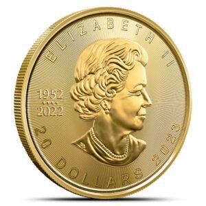 2023 1/2 oz Canadian Gold Maple Leaf Coin (BU)