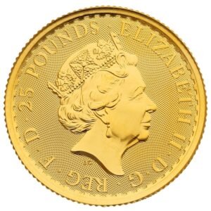 2023 1/4 oz Gold Britannia Coin Queen Elizabeth II