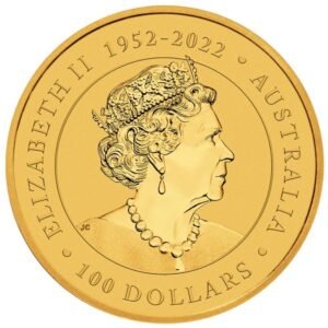 2023 1 oz Australian Kangaroo Gold Nugget Coin