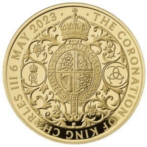 2023 5 oz Gold Coronation of King Charles III Proof Coin Boxed