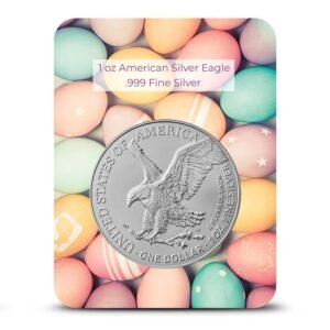 2026 1 oz American Silver Eagle Coin (BU, Easter Card)
