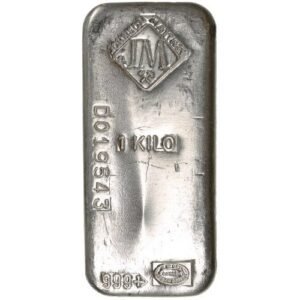 Buy 1 Kilo Johnson Matthey Silver Bar (Canadian Serial Number)
